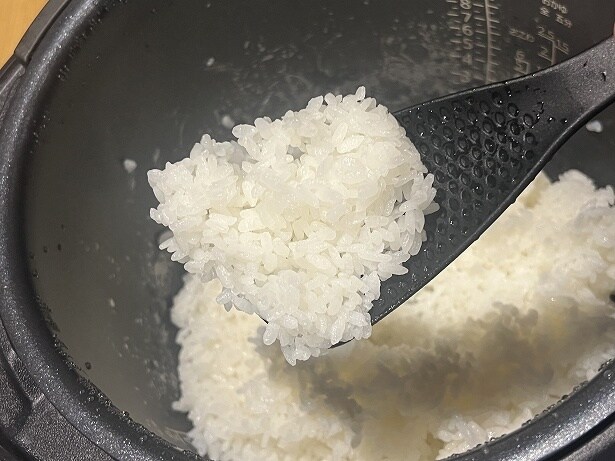 バナジウム天然水で炊いたご飯