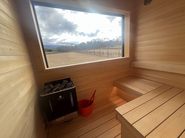 棟によってサウナの形状や広さが少しずつ違う