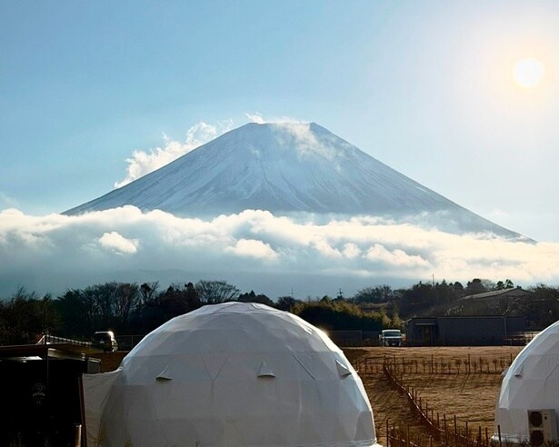 サウナ室やバナジウム鉱泉風呂から富士山を独占！ペット同伴OKの部屋も！「グランピングB&V富士山河口湖」に行ってきた