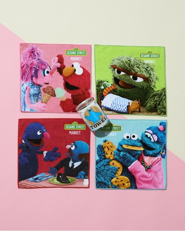 「シークレット缶 プリントタオル 全5種」(2200円)