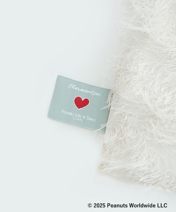 赤いハートをあしらったタグ