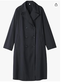 これはちょうど欲しかった！軽く羽織れて天気にも強い、シンプル最強アウター。ミニマル派に刺さる【無印良品】のトレンチコートがAmazonでチェックできる！