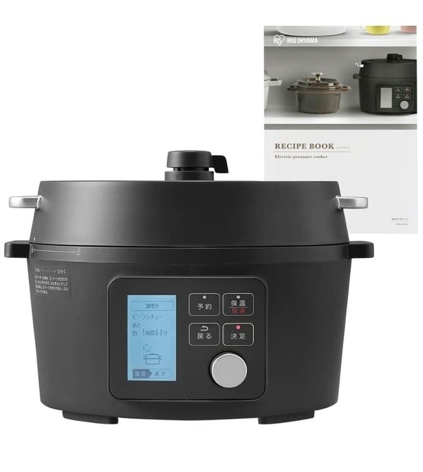おっ、これはキッチン革命！ ボタンひとつで本格料理が完成して、毎日の食卓が一気に豊かになる【アイリスオーヤマ】の電気圧力鍋を、Amazonで今すぐチェックしてみて！