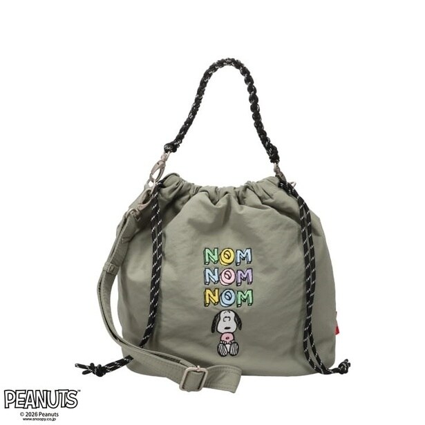 「レディース 2WAYバッグ(ドーナツ/グリーン)」(各2970円)