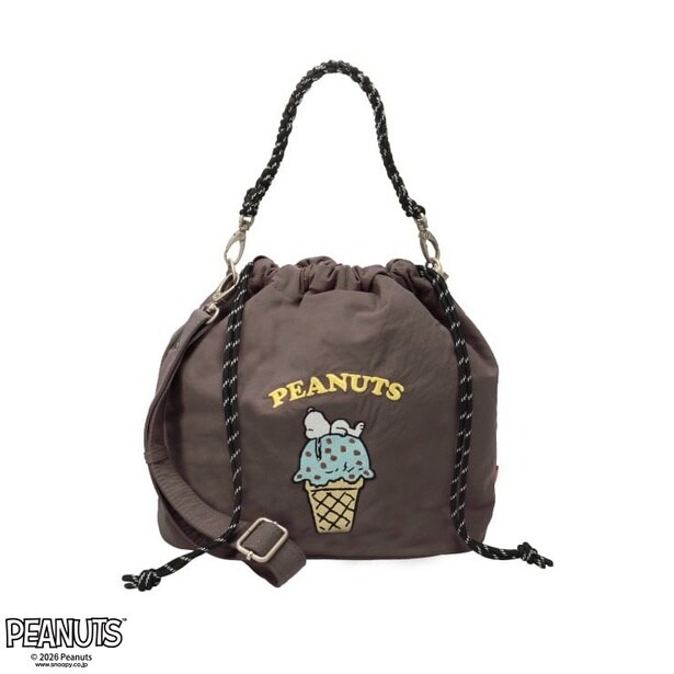 「レディース 2WAYバッグ(アイスクリーム/ダークグレー)」(各2970円)