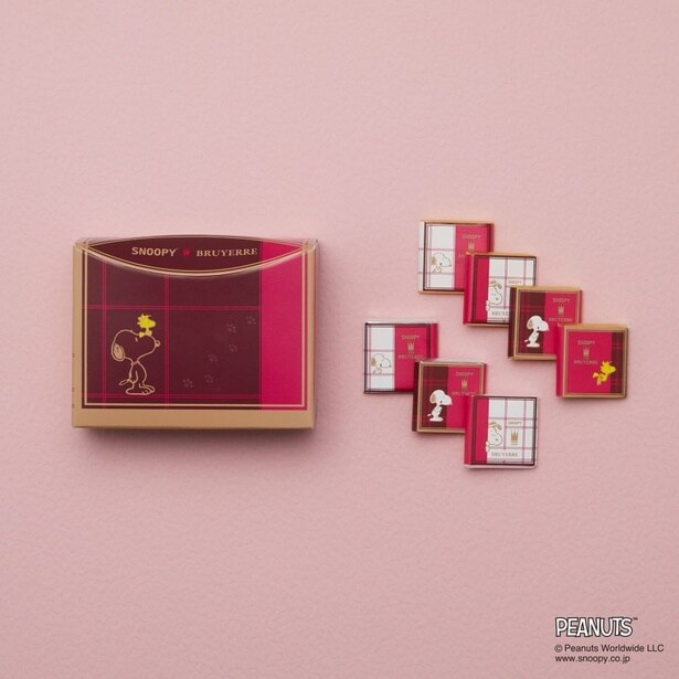 「スヌーピー meets ブリュイエール ポートレートチョコ」(745円)