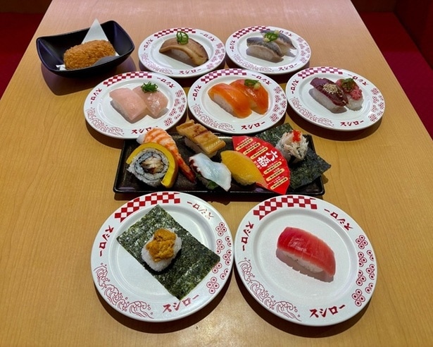 【写真】1月のスシローで食べたい特ネタ中トロ(110円～)や濃厚うに包み(110円～)、チェゴシムコラボ商品などを一挙にチェック