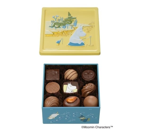 「ムーミンとスナフキンの川辺のひととき(ナッツ&コーヒーチョコレート)」