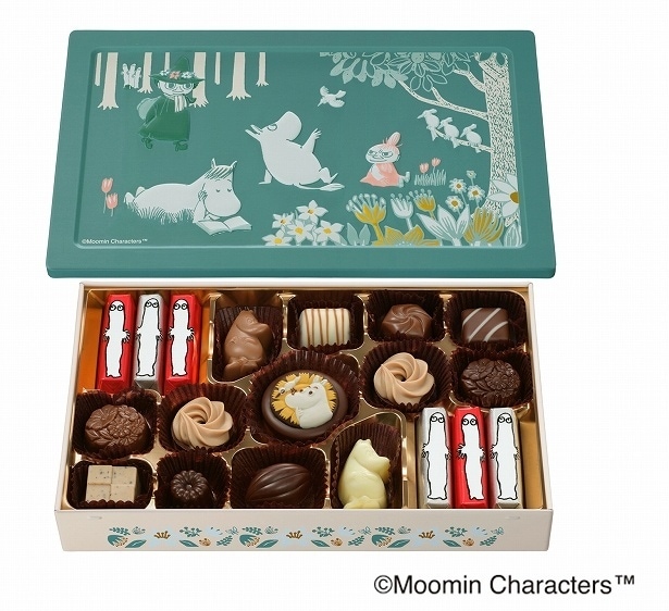 【写真】「ムーミンたちと穏やかな森(アソートチョコレート)」