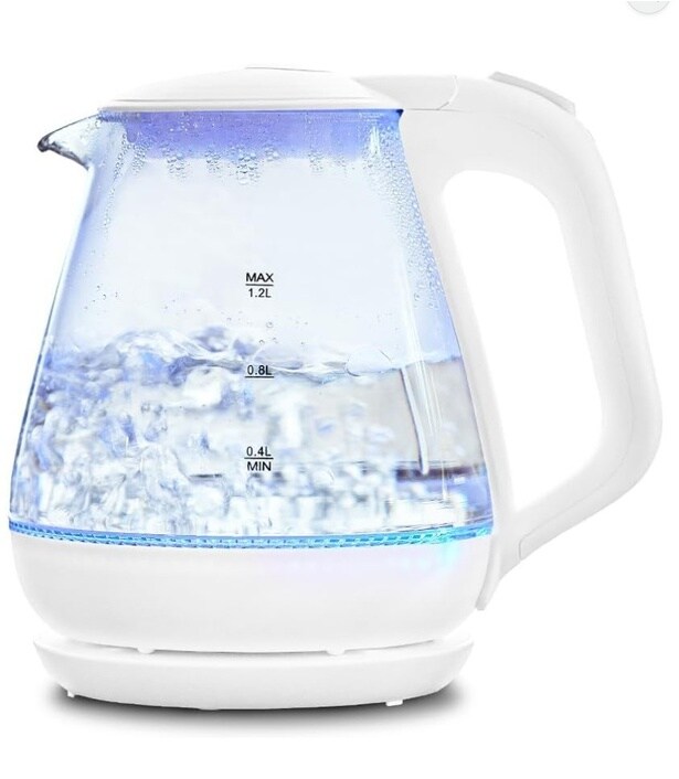 たっぷり沸かして、すっきり使える。清潔感あふれるガラスケトル【ヒロコーポレーション】の電気ケトルがAmazonに登場中‼