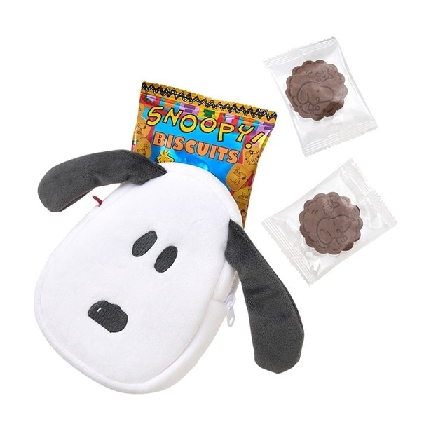 「スヌーピー PEANUTS マチ付き フェイスポーチ クッキー」(1210円)
