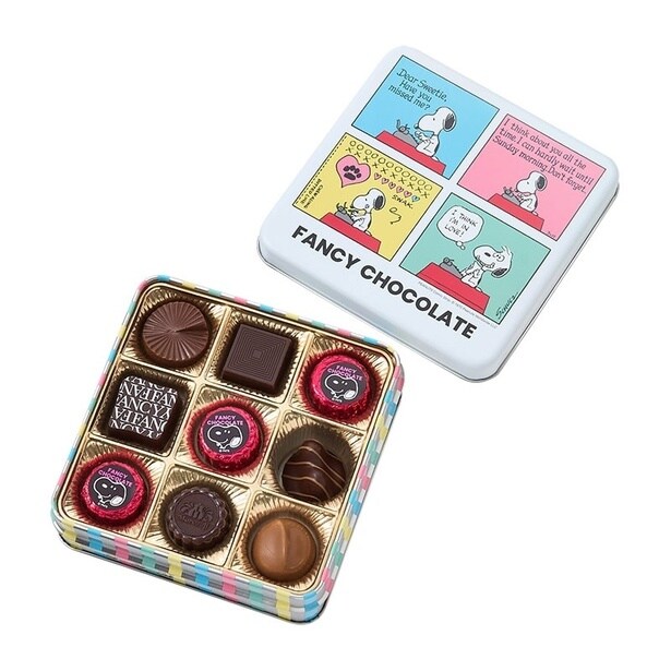 「スヌーピー PEANUTS Morozoff モロゾフ ファンシーチョコレート」(1296円)