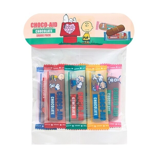 「スヌーピー PEANUTS チョコエイド バッグ ピンク」(648円)