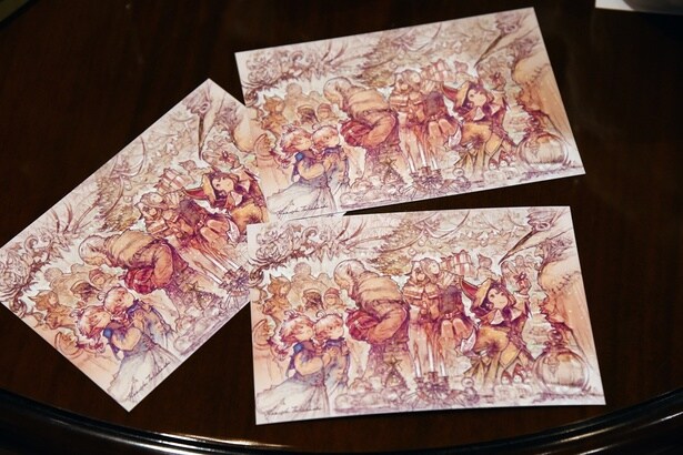 商品を3000円(税込)以上購入するともらえるポストカード