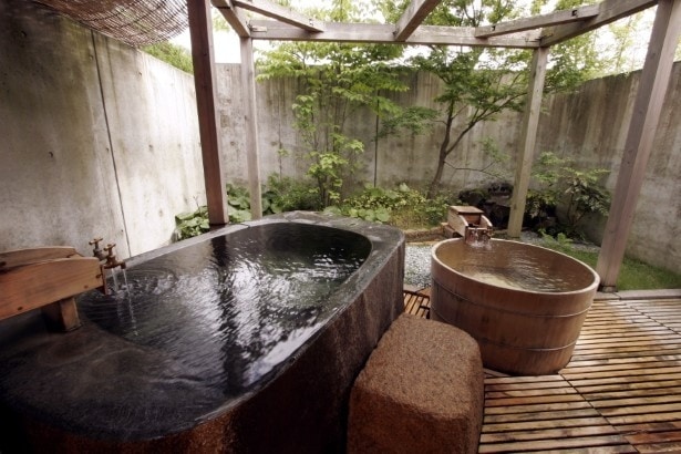貸切露天風呂も日帰り利用可