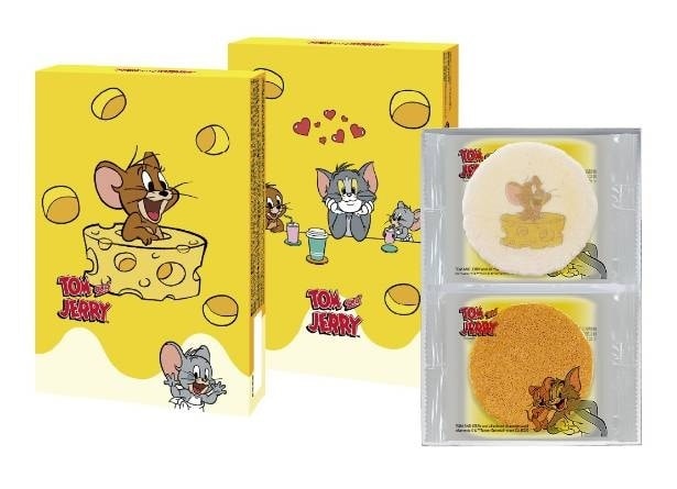 チーズをモチーフにしたトムとジェリーのかわいいパッケージ