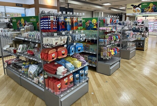 セサミストリートのアイテムもたくさんラインナップ
