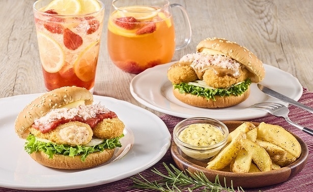 まるで洋食店の味！贅沢過ぎるカニの旨味を堪能！フレッシュネスバーガー冬の新作はカニクリームコロッケバーガー