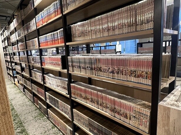 約8500冊ある漫画は読み放題!