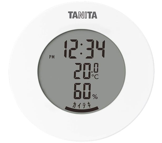 お部屋のコンディションをすぐ確認！毎日の体調管理にも◎【タニタ】時計付きデジタル表示の温湿度計がAmazonで好評販売中！
