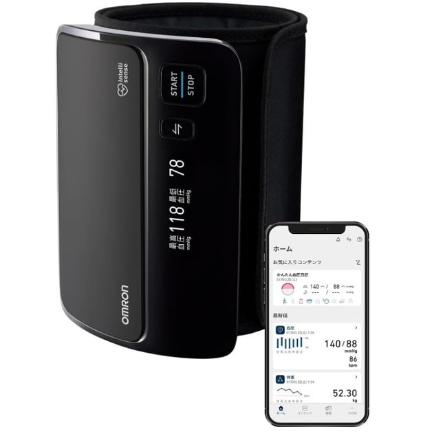 毎日の血圧測定をもっと手軽に！【オムロン】先進のチューブレス血圧計がAmazonで販売中！