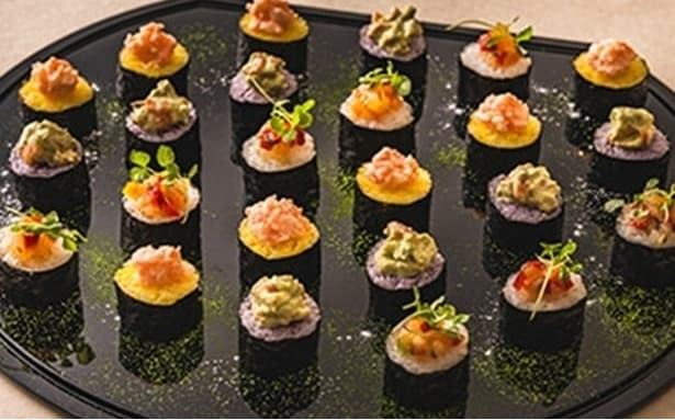 「野菜の巻き寿司」