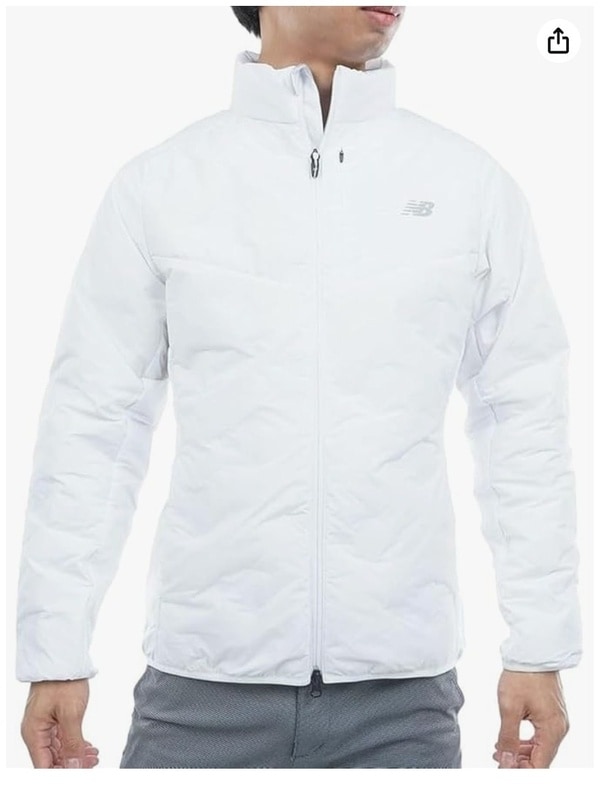 動きに寄り添い、寒さを忘れさせるスマートなゴルフブルゾン【ニューバランス】のブルゾンがAmazonに登場中‼