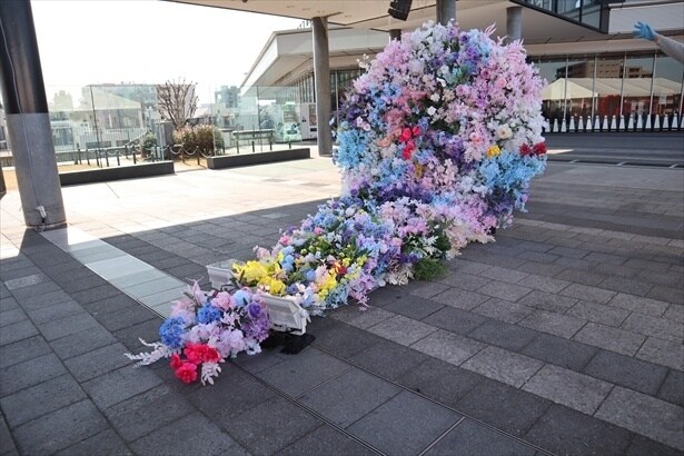 花束のフォトスポット