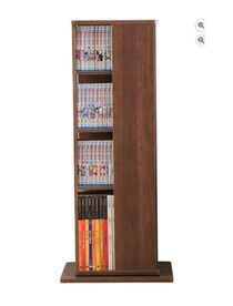 くるくる回して、サッと取り出せる。どこからでも使えてしまえる【アイリスオーヤマ】の本棚がAmazonに登場中‼