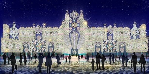 メリケンパークの「海を望む宮殿(Palazzo sul Mare)」