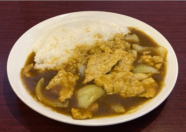 「ポークカレーライス」(1250円)。ルーのみの注文も可能(同価格)