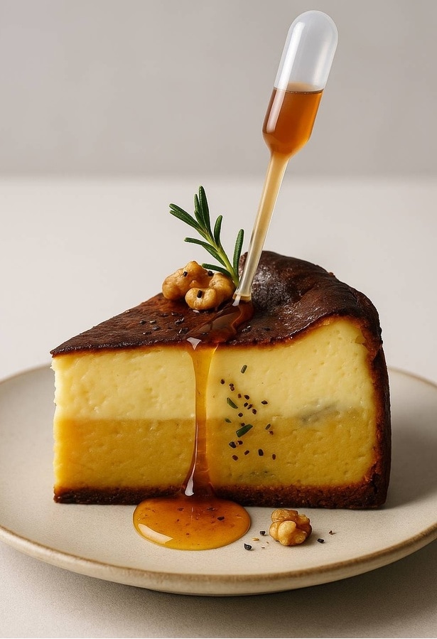 安納芋とゴルゴンゾーラのチーズケーキ