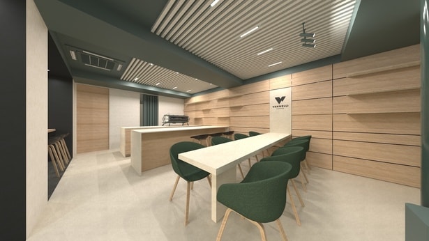 【画像】イタリアでデザインされたシンプルかつモダンな店内のイメージ