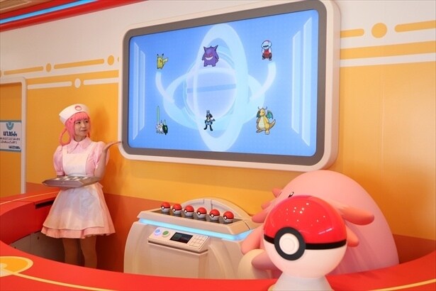 ポケモンセンターで回復の様子を撮影しよう