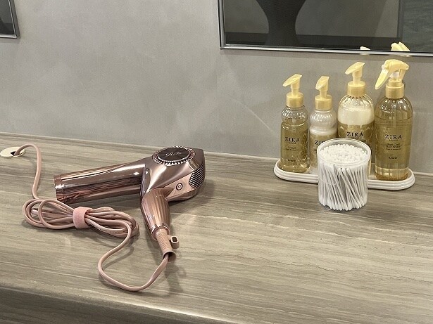 サウナ後、入浴後に必要なアメニティも自由に使える