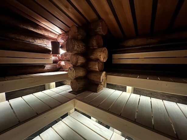 希少なケロ材を使った「ケロサウナ」