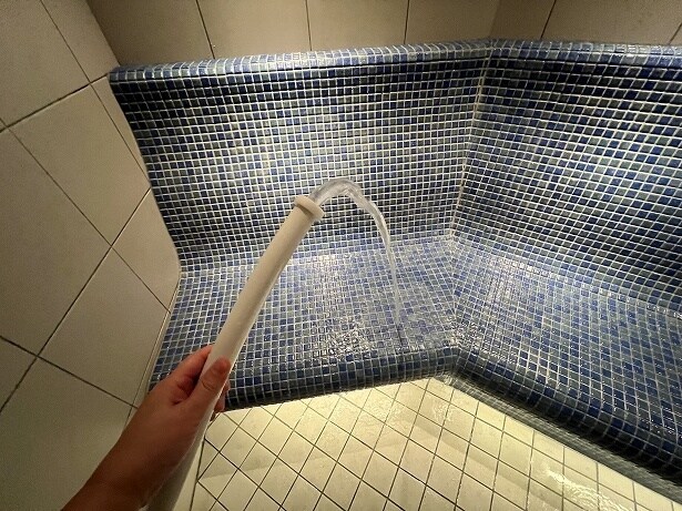 使用後には椅子を洗っておく