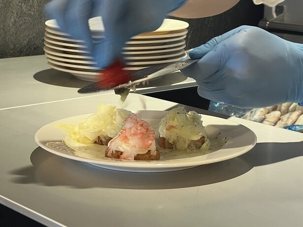 フルーツが溶ける前に食べよう