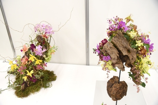 “フラワーデザイン部門”の展示作品