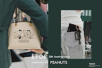 スヌーピーデザインで“高見え”が叶う！EPOR×PEANUTSの大人バッグ＆チャームが登場