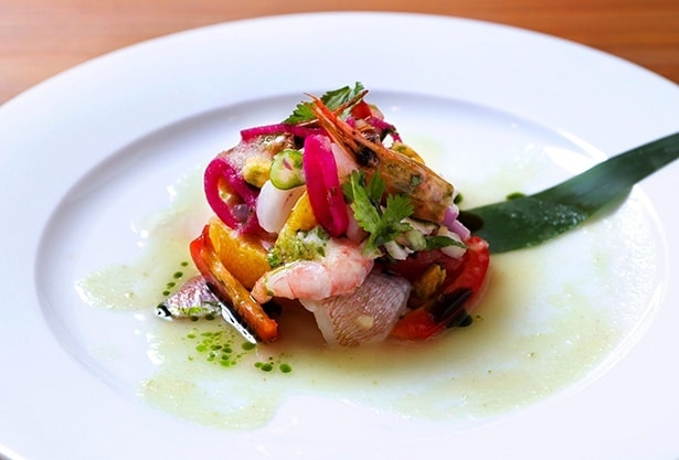 Koko Head cafe「若狭 小浜小鯛ささ漬と甘エビのプレートカクテル」