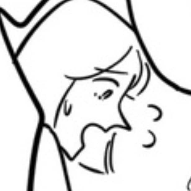 熱の彼を心配する彼女