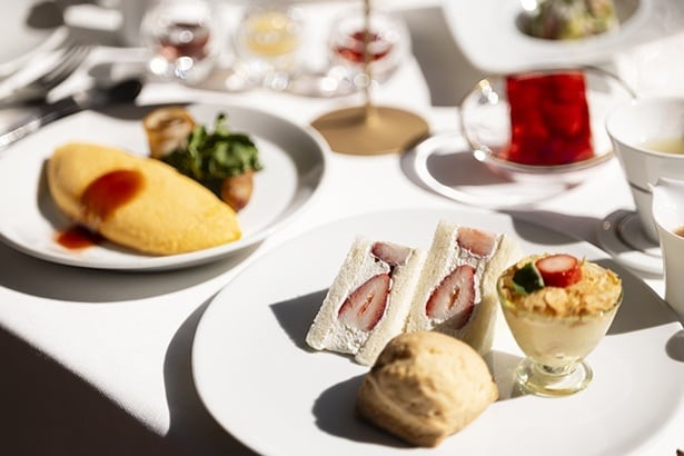 【写真】旬のいちごをふんだんに使用した「軽井沢いちごモーニング」