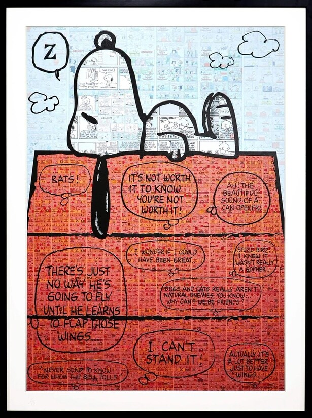 「Sleep」サイズ：W594×H841ミリ／W702×H949ミリ(額装付き) 