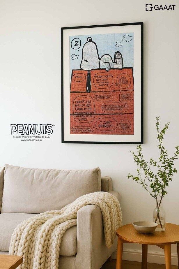 「PEANUTS」メタルキャンバスアート展が新宿にて開催