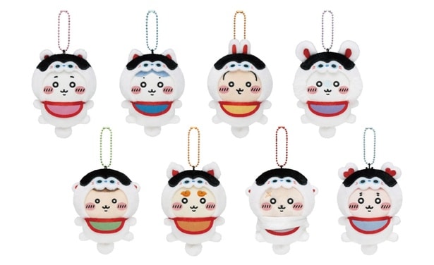 「犬張り子になっちゃったマスコット」(各1980円) 