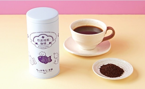 「竹炭焙煎珈琲缶」(1296円) 