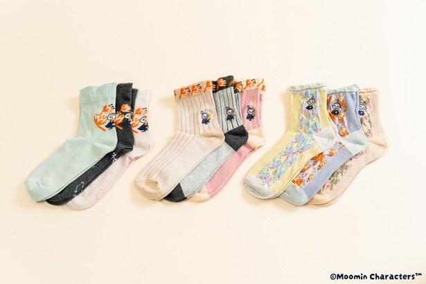 「ロークルーソックス」(各660円)