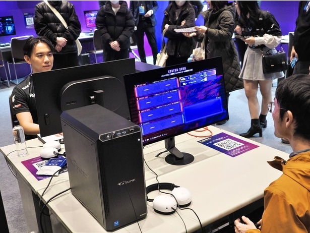 ウォッチパーティー参加者と『スト6』で対戦できるコーナー