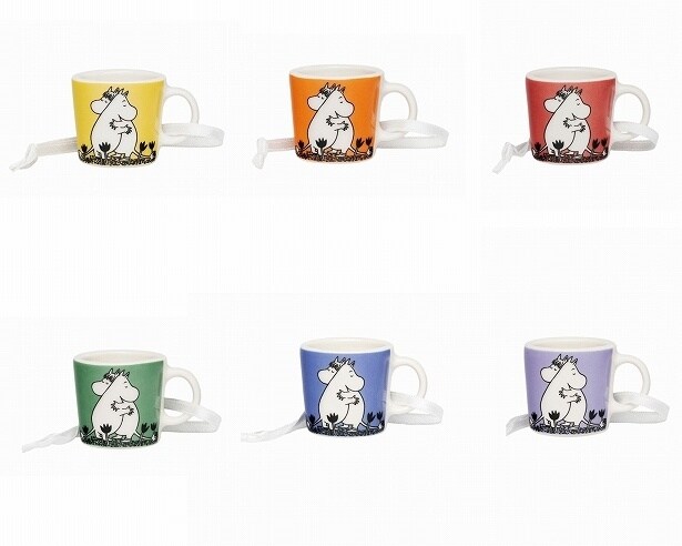 「ムーミン クラシック ミニマグLove」(各1650円)